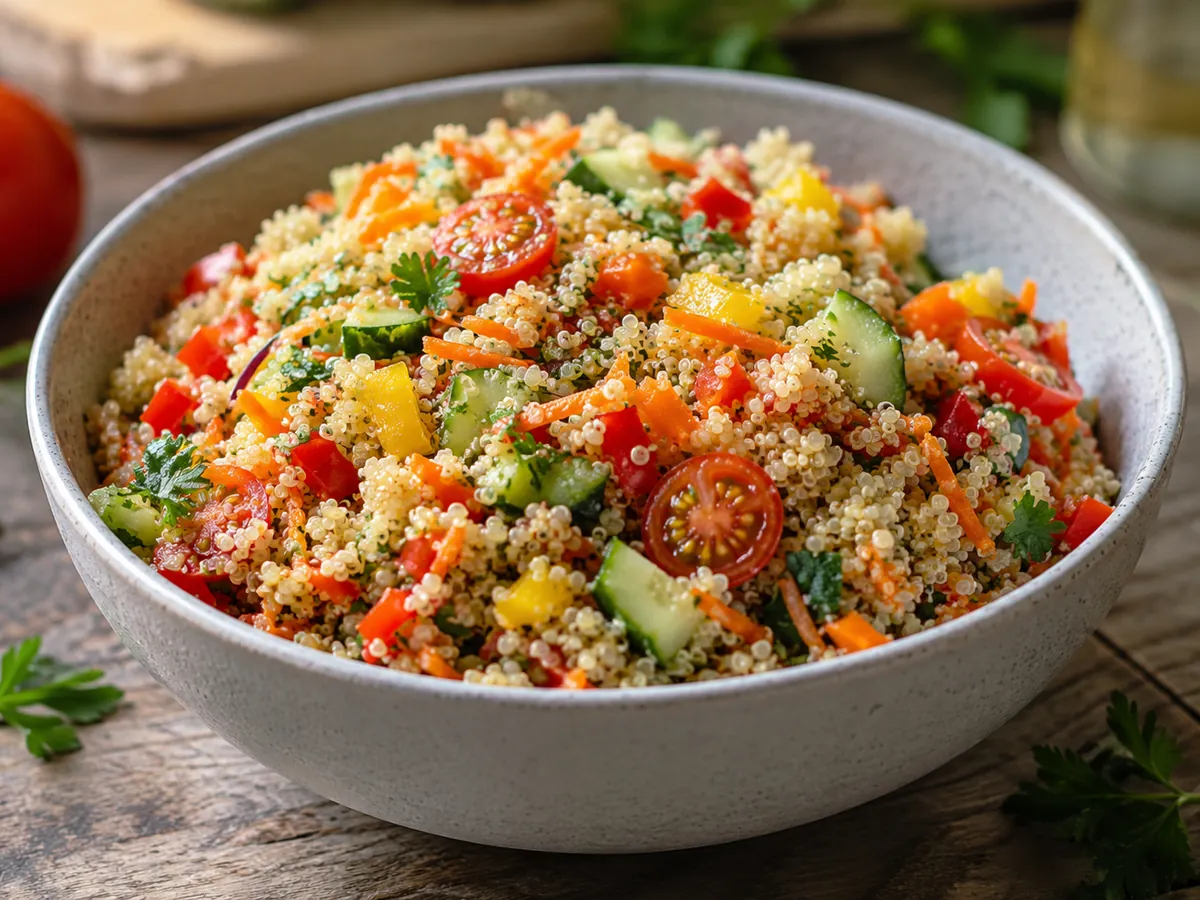 Salada de Quinoa com Legumes
