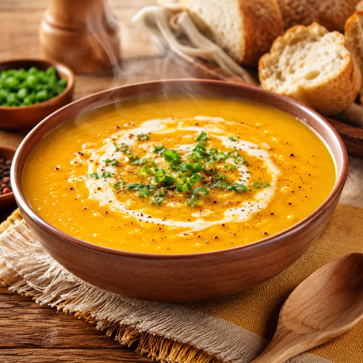 Caldo de Abóbora Cremoso