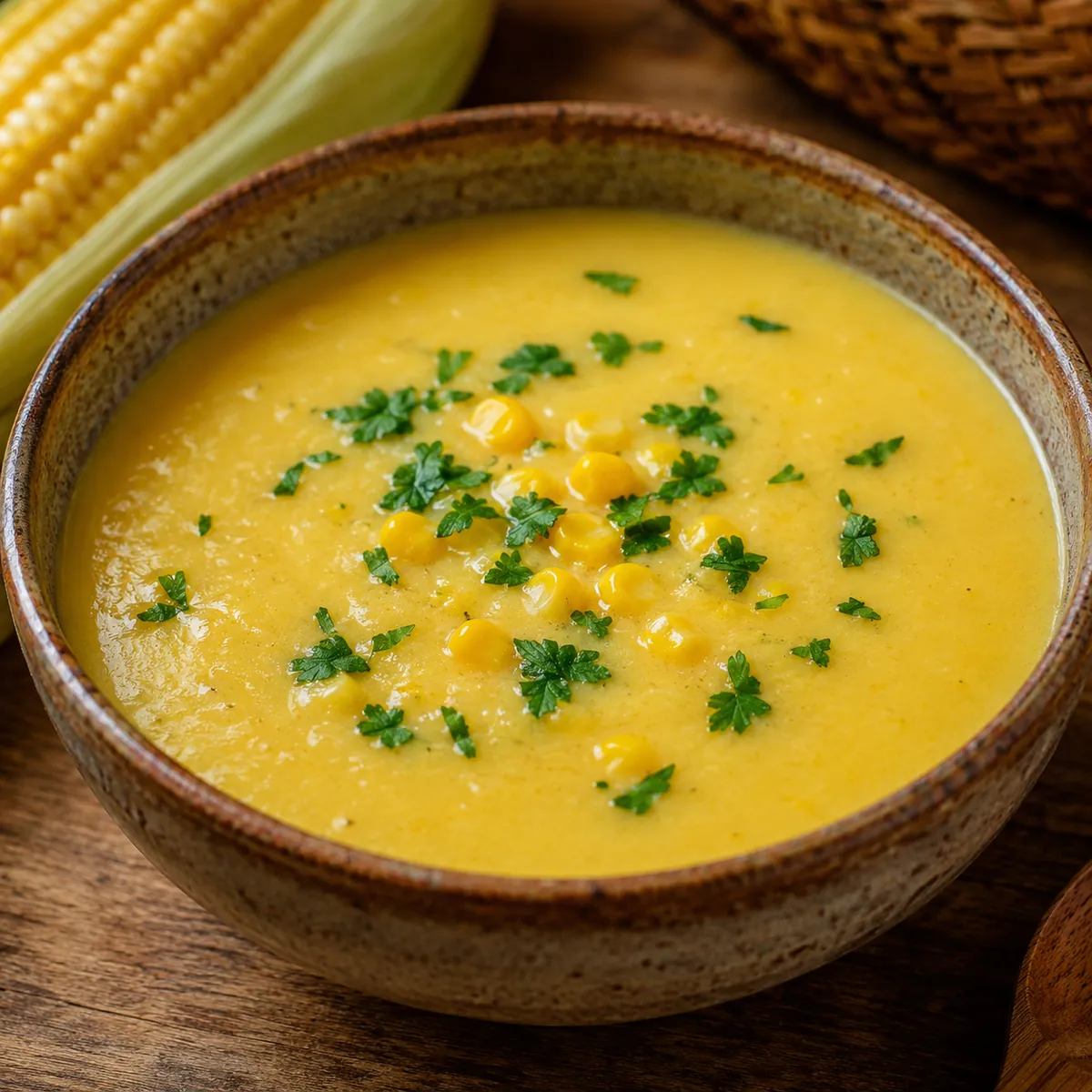 Sopa Cremosa de Milho