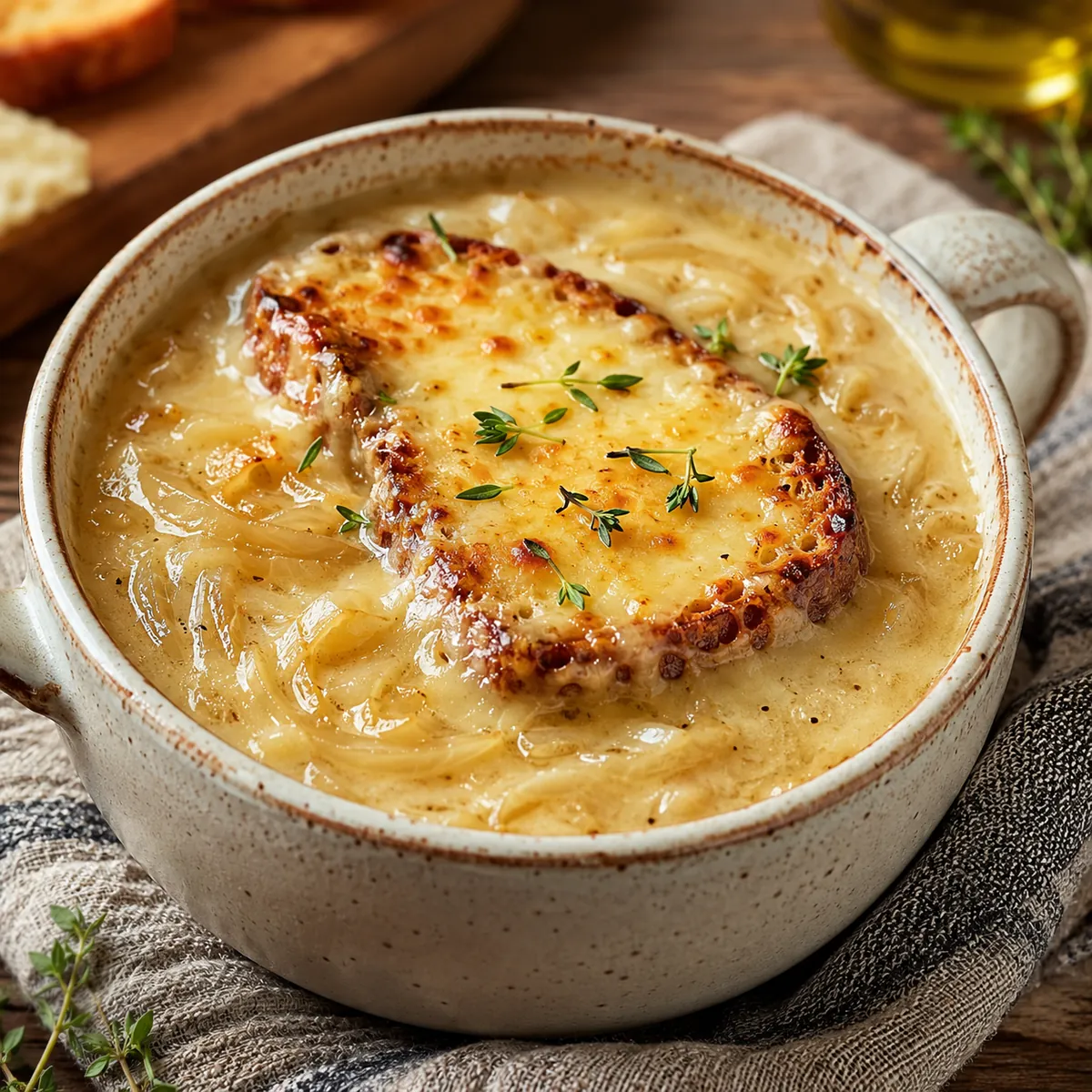 Sopa de Cebola Cremosa