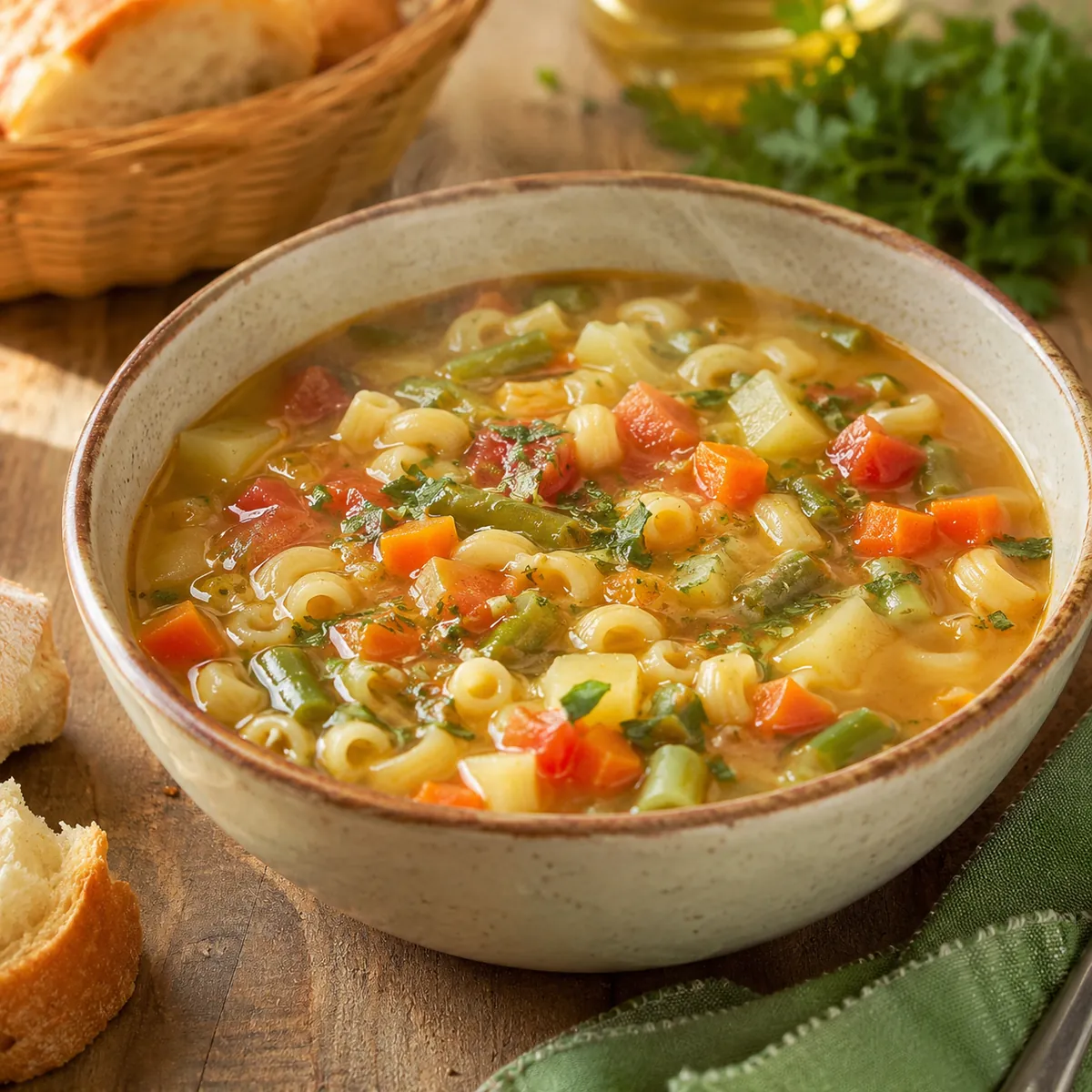 Sopa de Legumes com Macarrão
